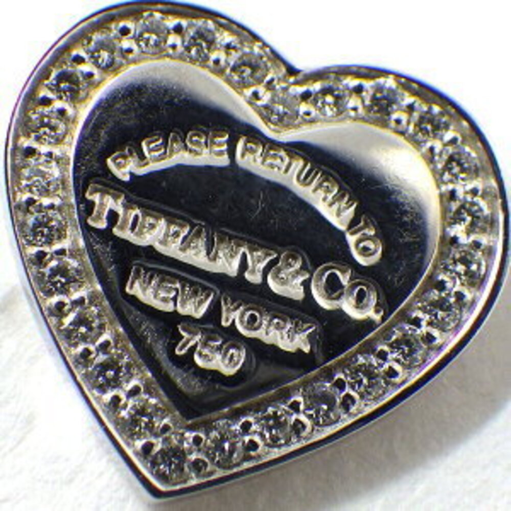 Tiffany Co Return to Tiffany Heart Diamond Earrings White Earring